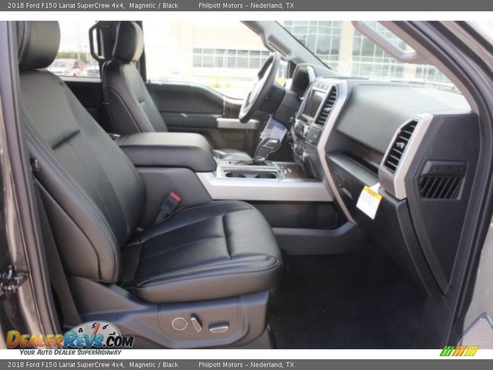 2018 Ford F150 Lariat SuperCrew 4x4 Magnetic / Black Photo #34