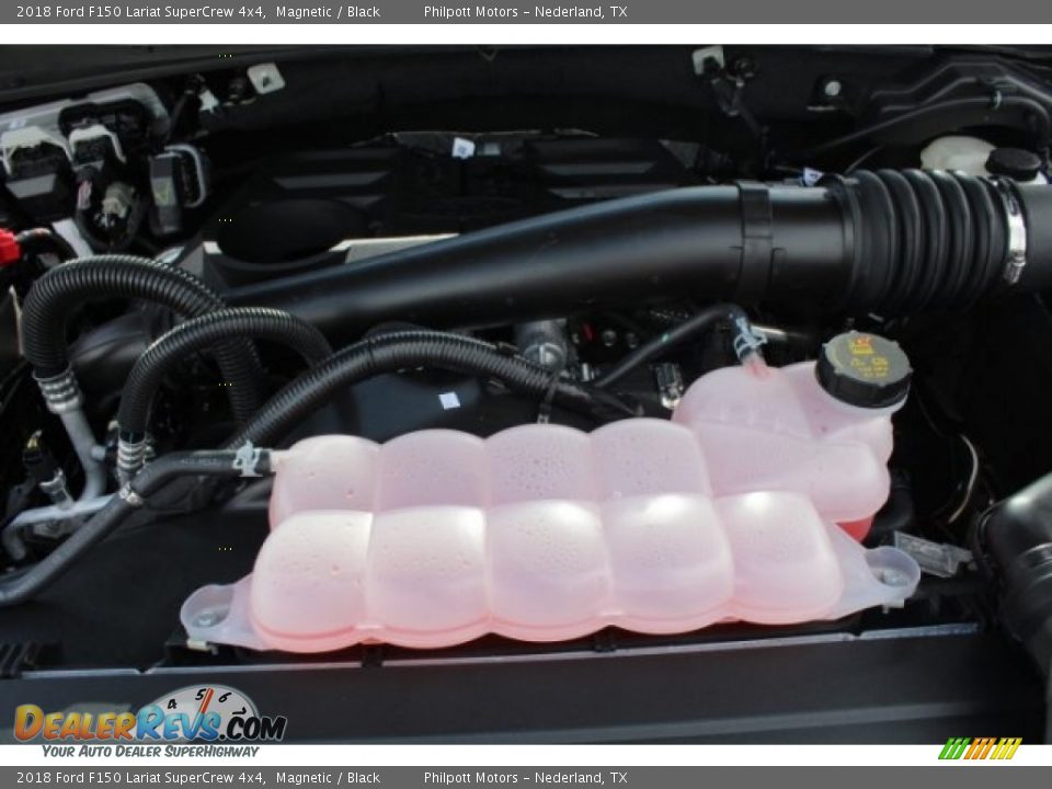 2018 Ford F150 Lariat SuperCrew 4x4 Magnetic / Black Photo #35