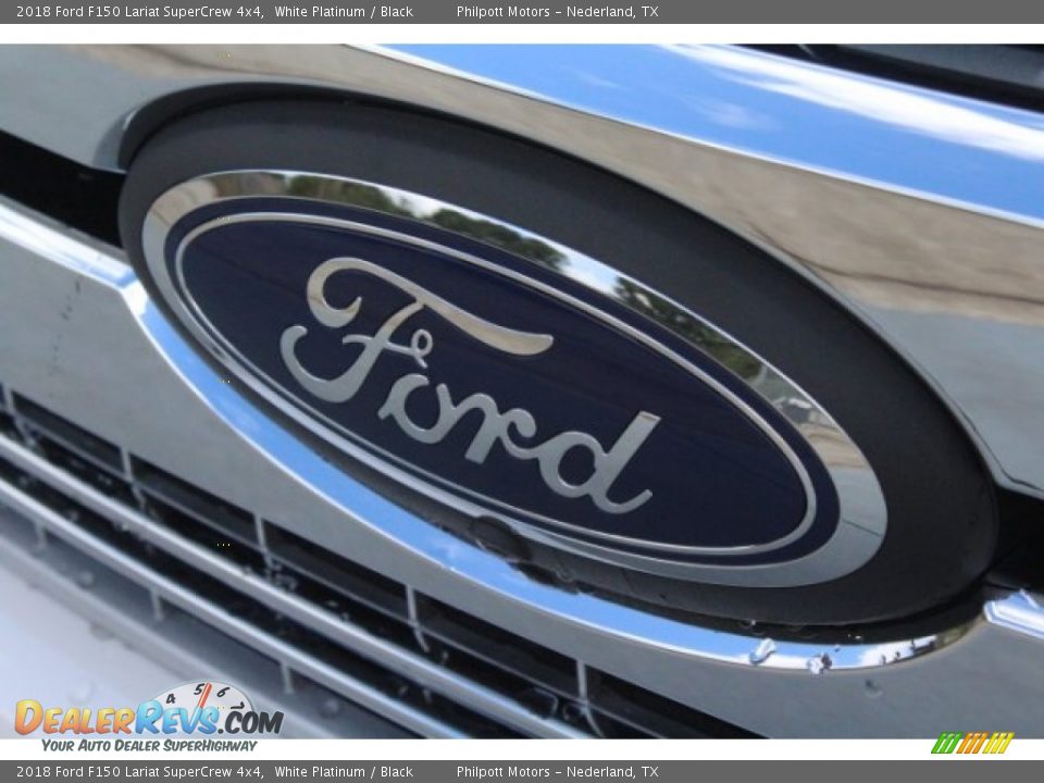 2018 Ford F150 Lariat SuperCrew 4x4 White Platinum / Black Photo #4