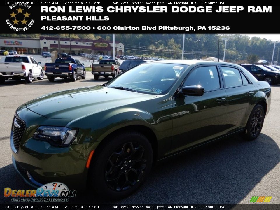 2019 Chrysler 300 Touring AWD Green Metallic / Black Photo #1