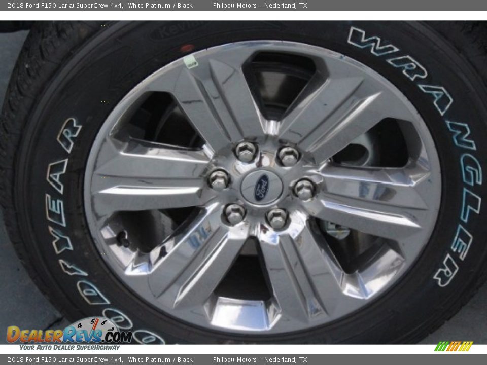 2018 Ford F150 Lariat SuperCrew 4x4 White Platinum / Black Photo #5