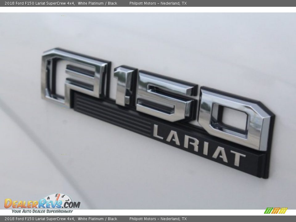 2018 Ford F150 Lariat SuperCrew 4x4 White Platinum / Black Photo #7