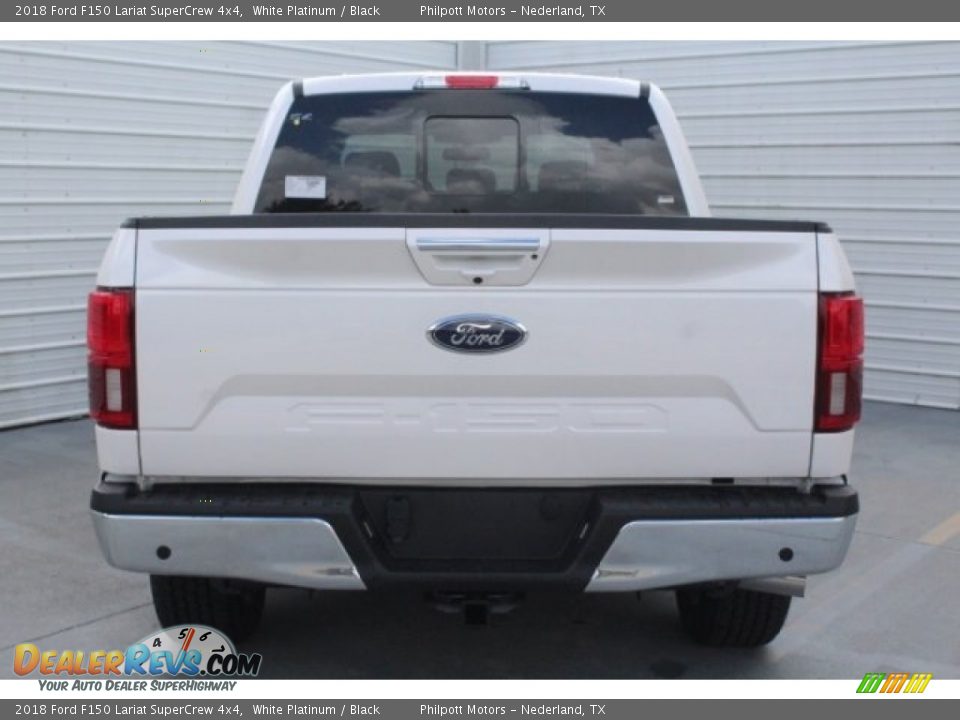 2018 Ford F150 Lariat SuperCrew 4x4 White Platinum / Black Photo #9