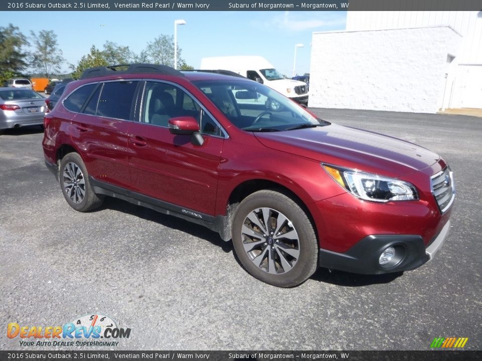 2016 Subaru Outback 2.5i Limited Venetian Red Pearl / Warm Ivory Photo #1