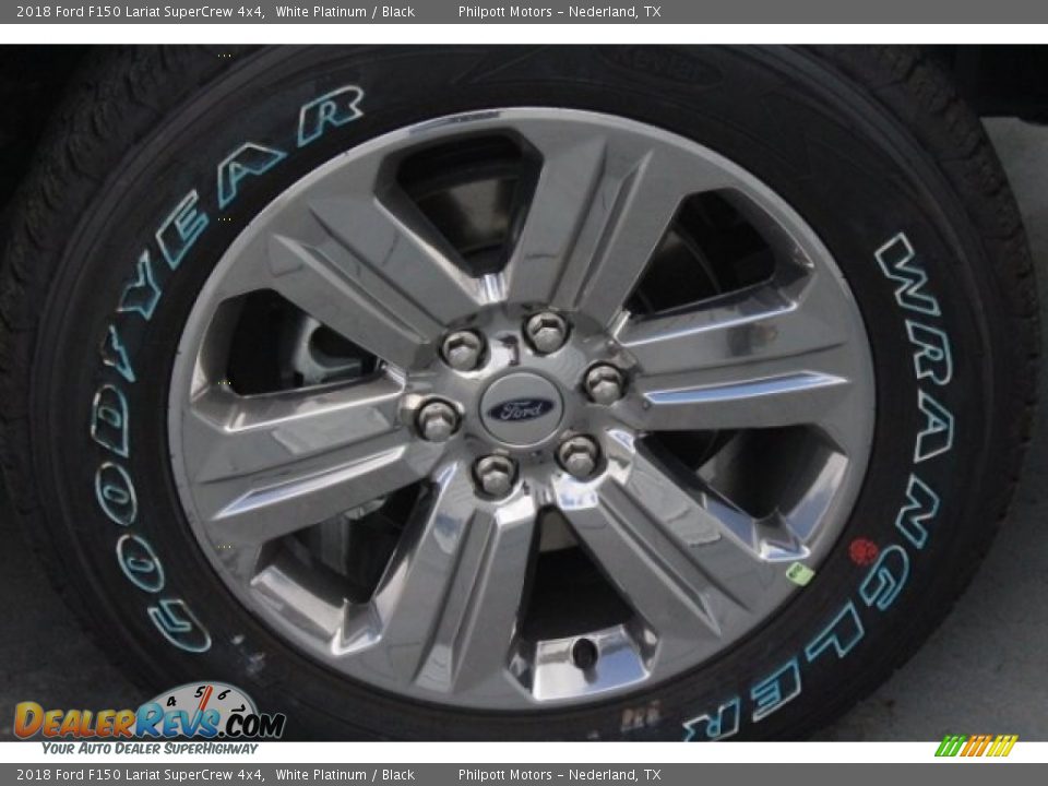 2018 Ford F150 Lariat SuperCrew 4x4 White Platinum / Black Photo #12