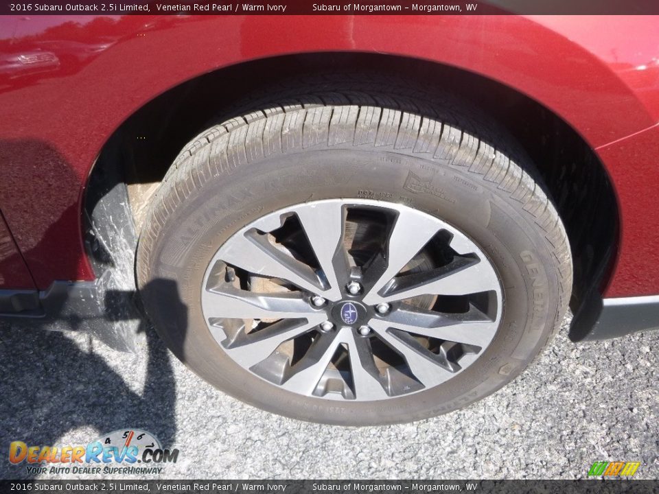 2016 Subaru Outback 2.5i Limited Venetian Red Pearl / Warm Ivory Photo #2