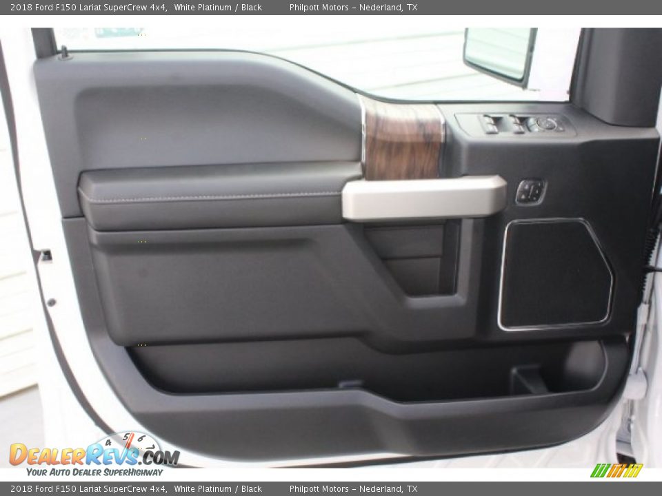 2018 Ford F150 Lariat SuperCrew 4x4 White Platinum / Black Photo #13