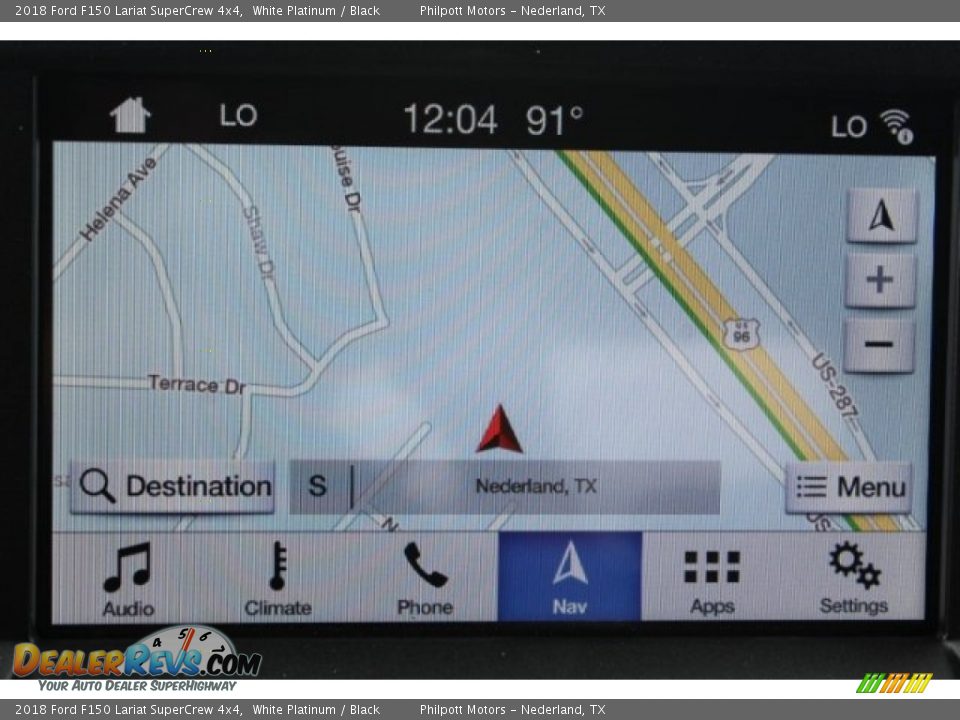 2018 Ford F150 Lariat SuperCrew 4x4 White Platinum / Black Photo #17