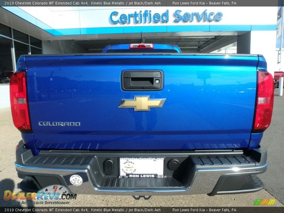 2019 Chevrolet Colorado WT Extended Cab 4x4 Kinetic Blue Metallic / Jet Black/Dark Ash Photo #3