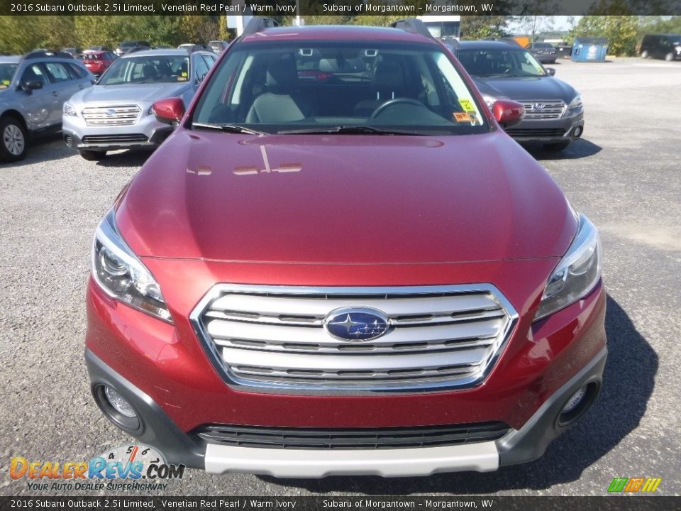 2016 Subaru Outback 2.5i Limited Venetian Red Pearl / Warm Ivory Photo #9