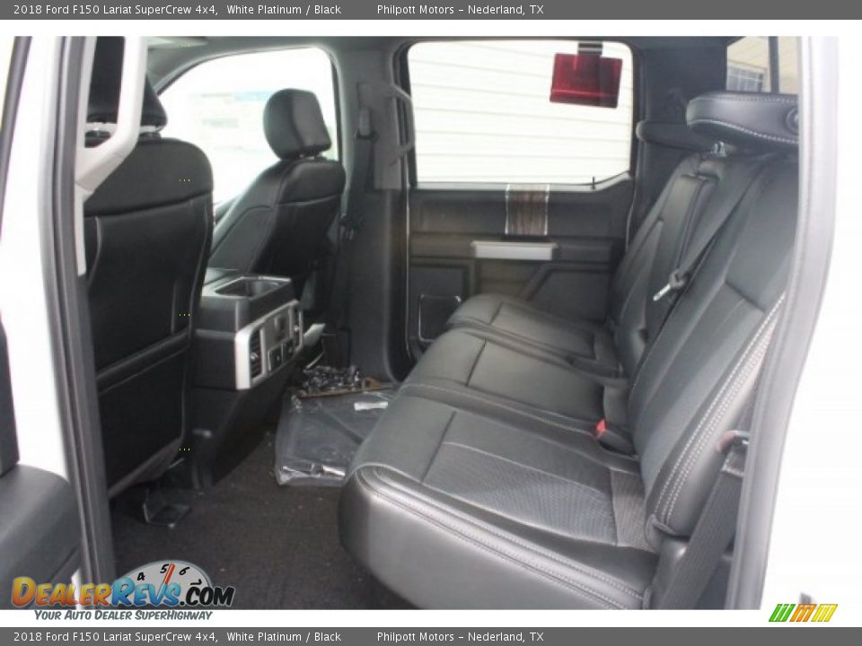 2018 Ford F150 Lariat SuperCrew 4x4 White Platinum / Black Photo #26