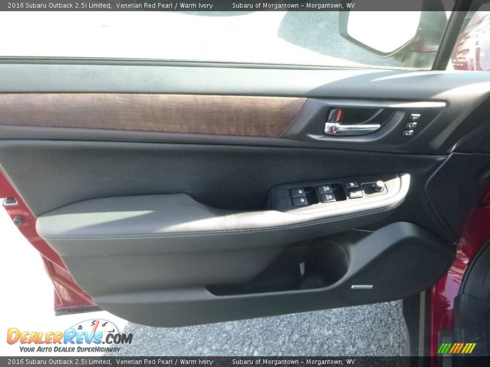 2016 Subaru Outback 2.5i Limited Venetian Red Pearl / Warm Ivory Photo #14