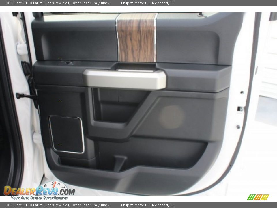2018 Ford F150 Lariat SuperCrew 4x4 White Platinum / Black Photo #30