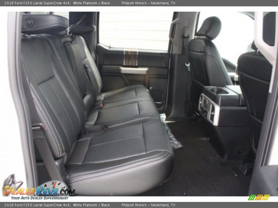 2018 Ford F150 Lariat SuperCrew 4x4 White Platinum / Black Photo #31
