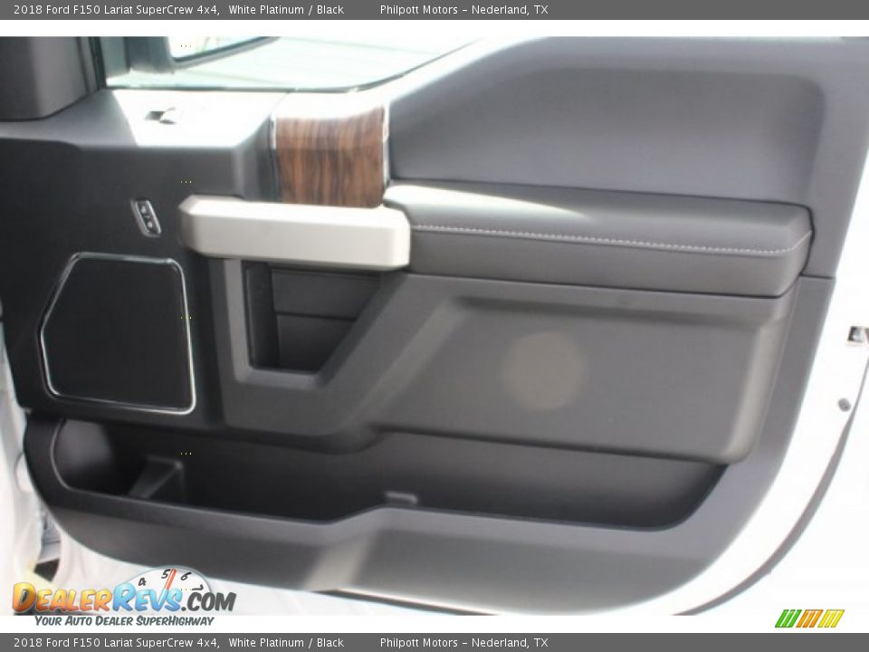 2018 Ford F150 Lariat SuperCrew 4x4 White Platinum / Black Photo #32