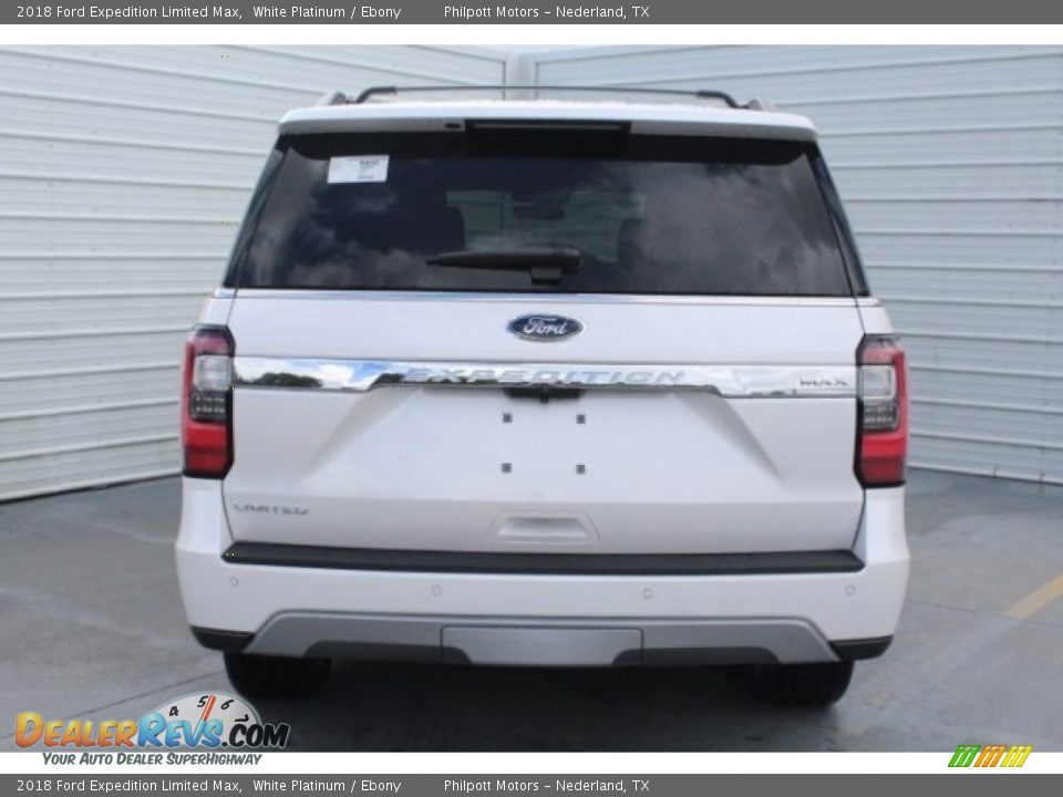 2018 Ford Expedition Limited Max White Platinum / Ebony Photo #8