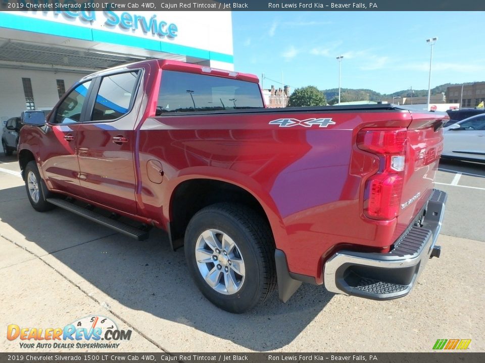 2019 Chevrolet Silverado 1500 LT Crew Cab 4WD Cajun Red Tintcoat / Jet Black Photo #4