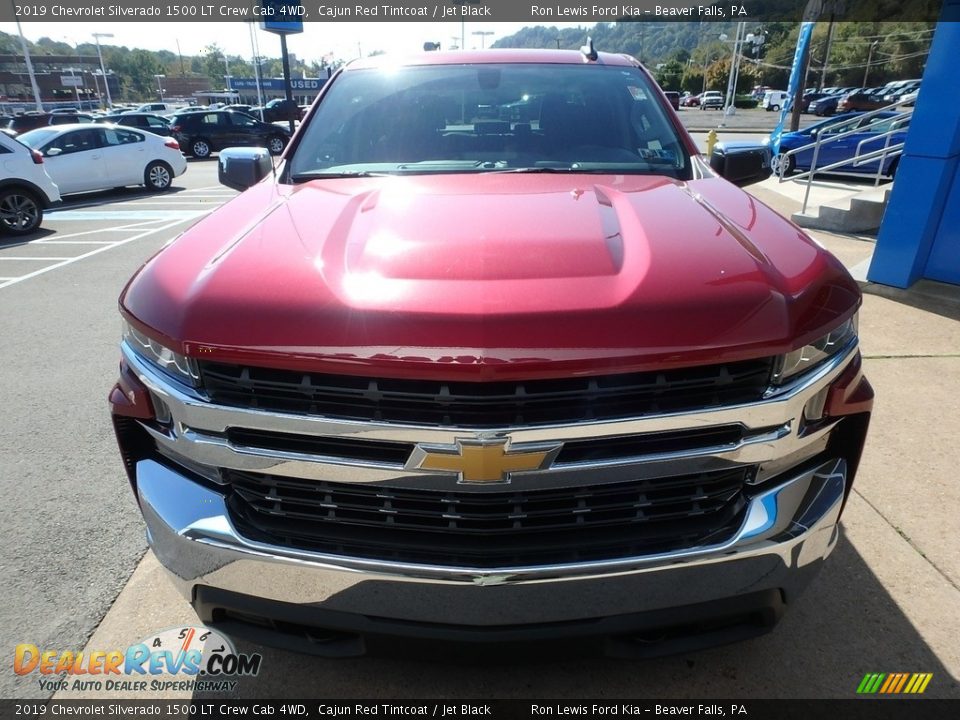 2019 Chevrolet Silverado 1500 LT Crew Cab 4WD Cajun Red Tintcoat / Jet Black Photo #7