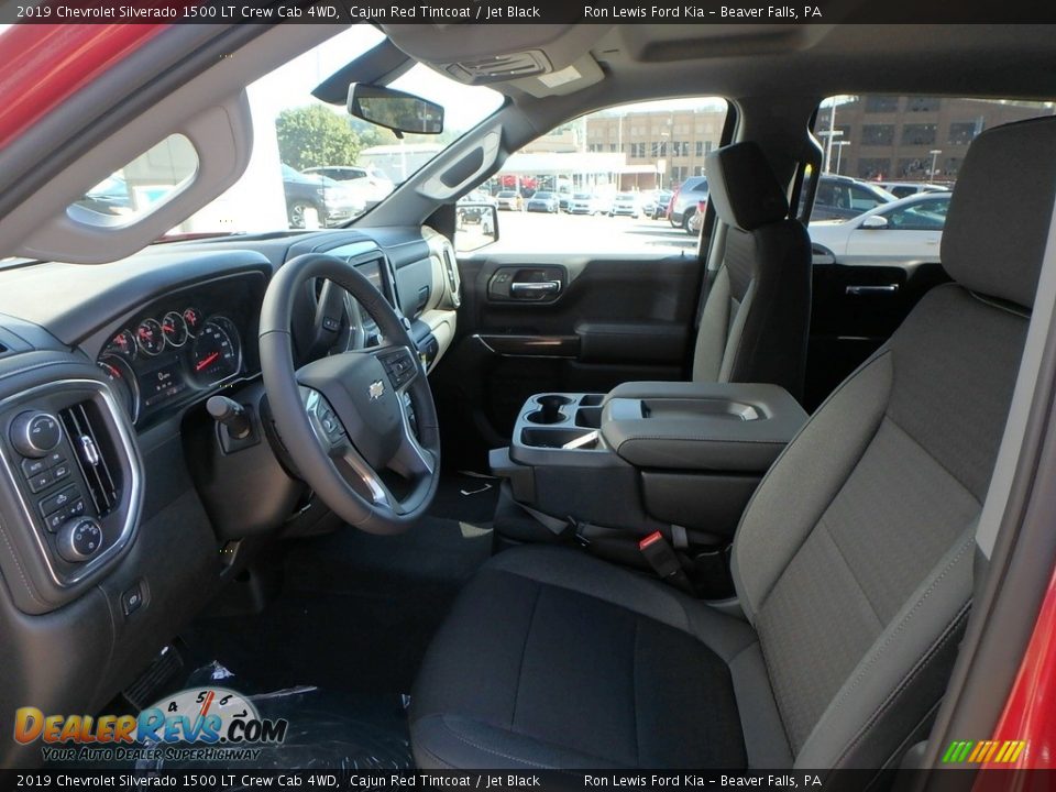 2019 Chevrolet Silverado 1500 LT Crew Cab 4WD Cajun Red Tintcoat / Jet Black Photo #10