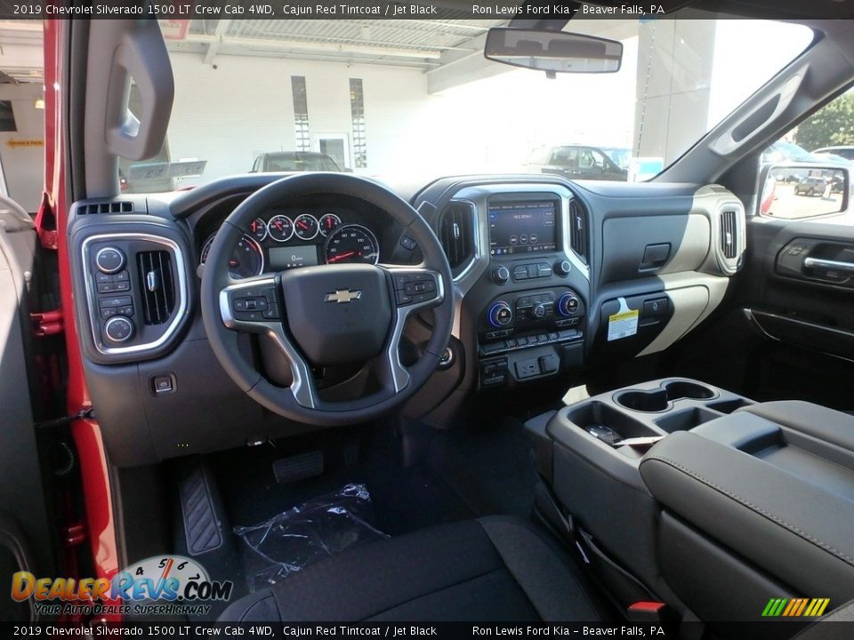 2019 Chevrolet Silverado 1500 LT Crew Cab 4WD Cajun Red Tintcoat / Jet Black Photo #12