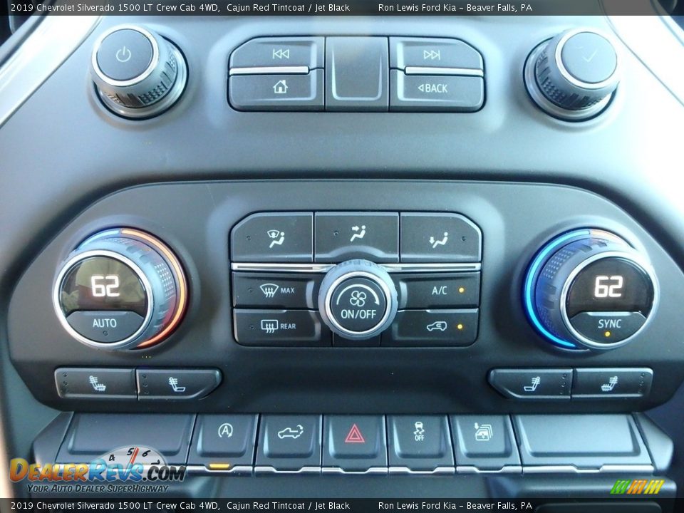 2019 Chevrolet Silverado 1500 LT Crew Cab 4WD Cajun Red Tintcoat / Jet Black Photo #19