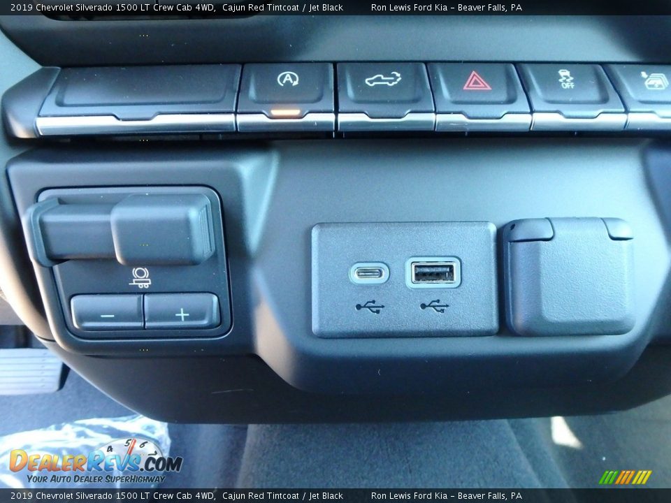 2019 Chevrolet Silverado 1500 LT Crew Cab 4WD Cajun Red Tintcoat / Jet Black Photo #20