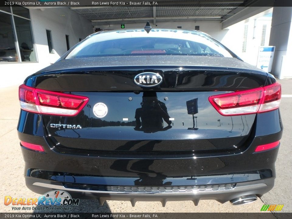 2019 Kia Optima LX Aurora Black / Black Photo #3