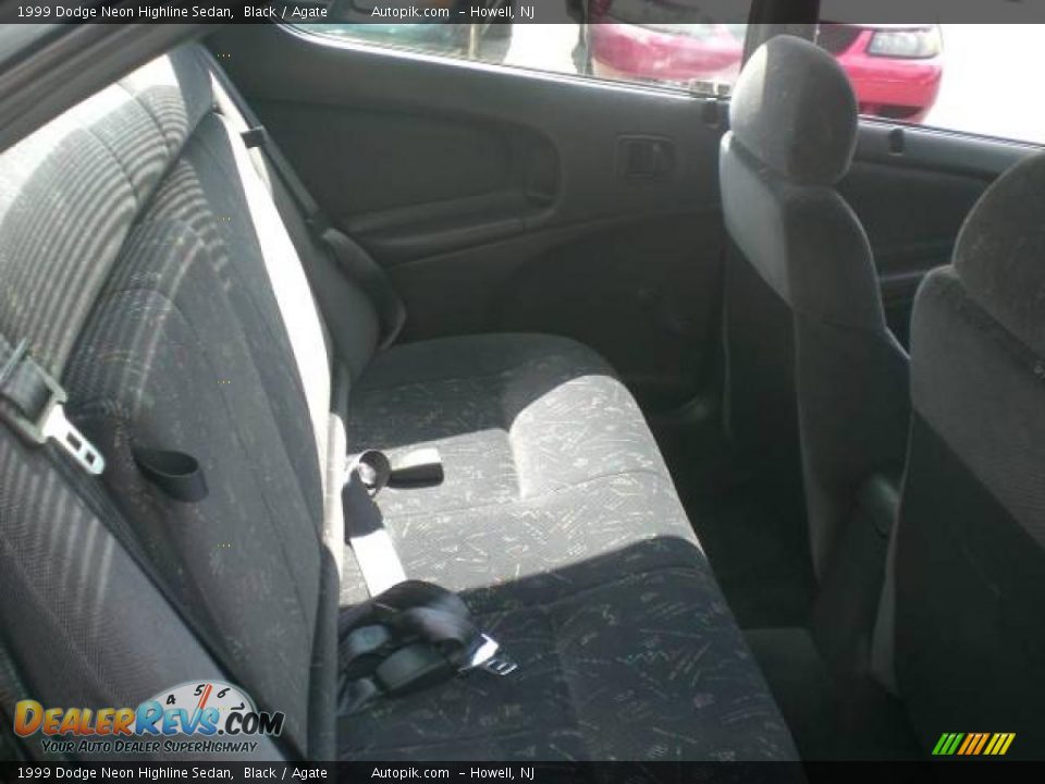 1999 Dodge Neon Highline Sedan Black / Agate Photo #11