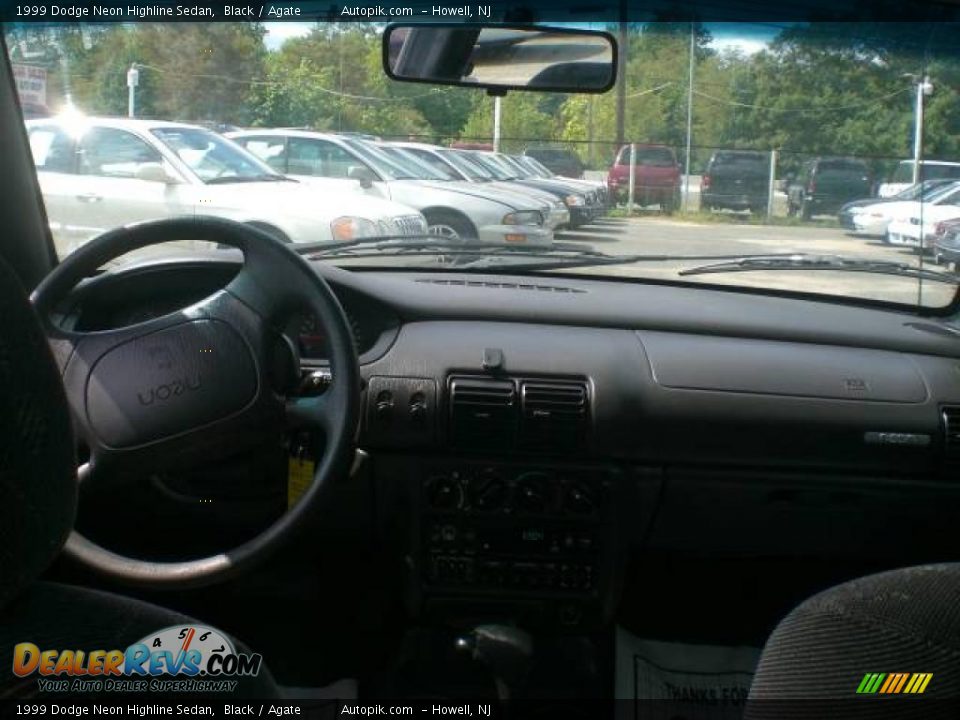 1999 Dodge Neon Highline Sedan Black / Agate Photo #12