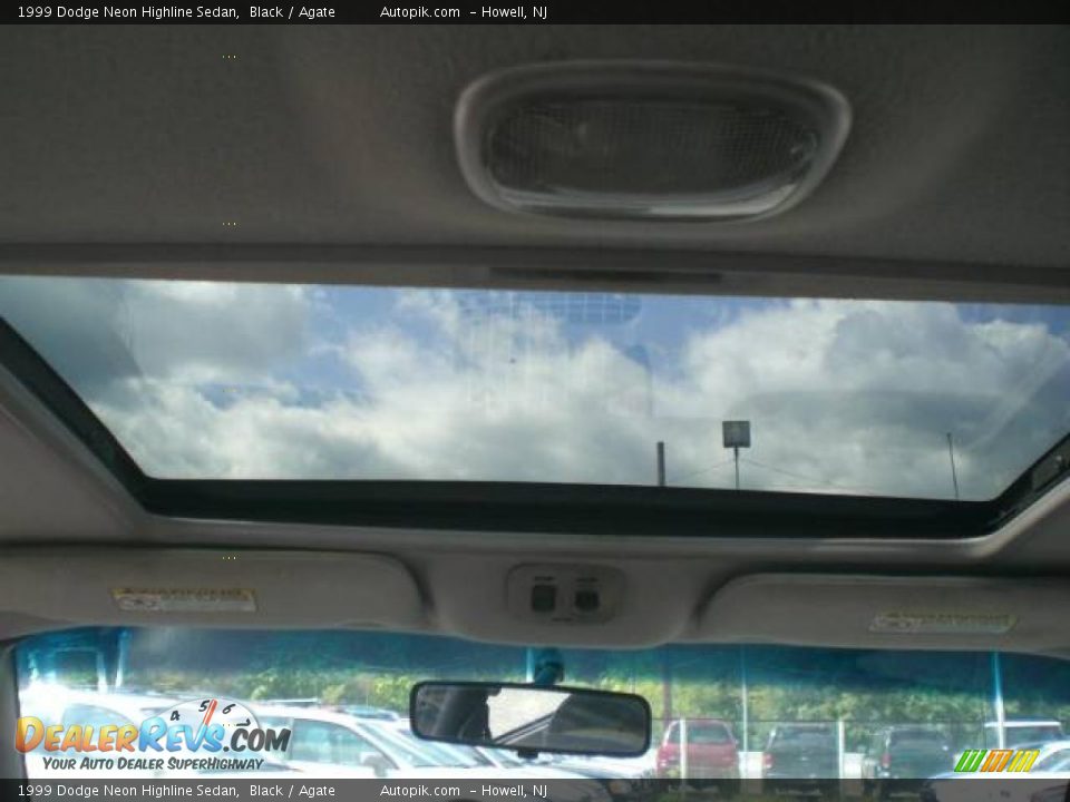 1999 Dodge Neon Highline Sedan Black / Agate Photo #13