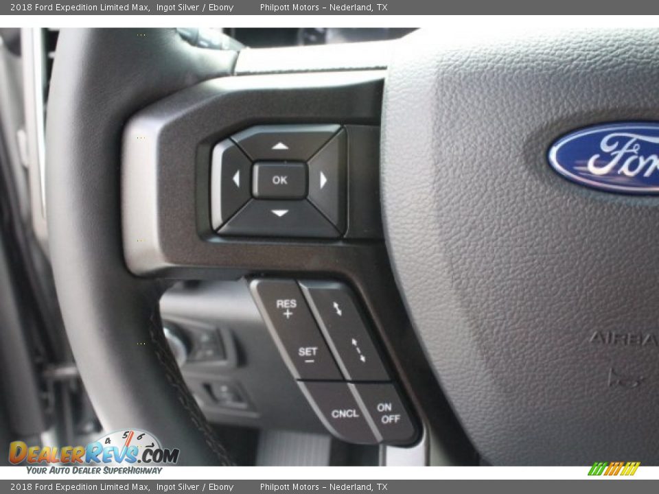 2018 Ford Expedition Limited Max Steering Wheel Photo #21