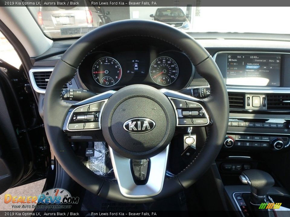 2019 Kia Optima LX Aurora Black / Black Photo #17