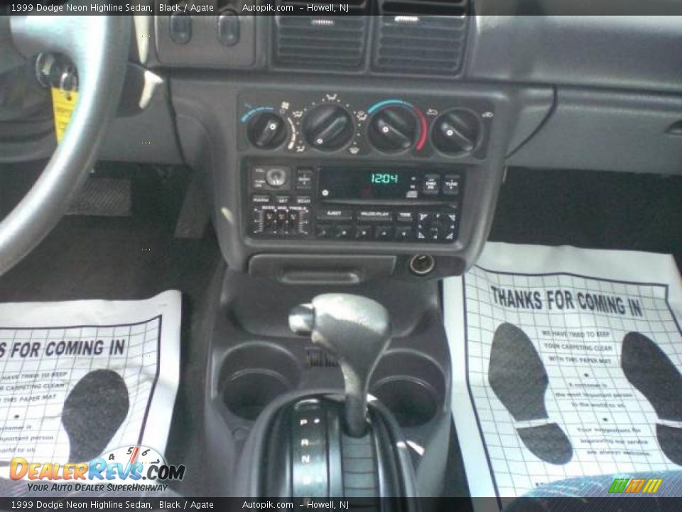 1999 Dodge Neon Highline Sedan Black / Agate Photo #14