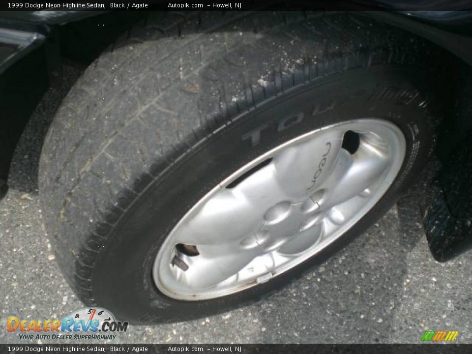 1999 Dodge Neon Highline Sedan Black / Agate Photo #19