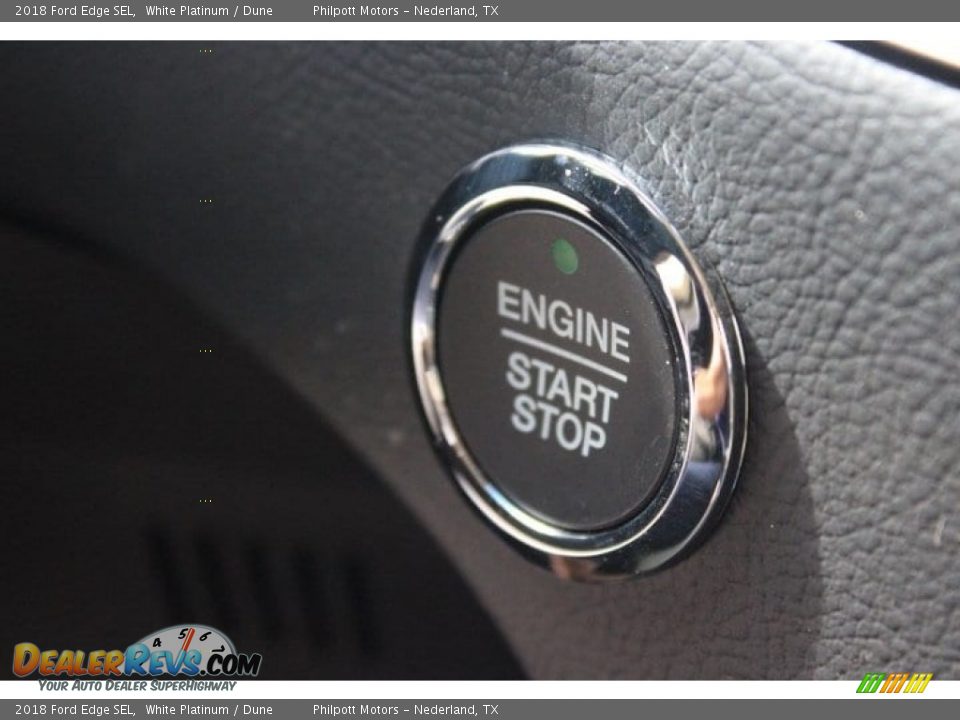 2018 Ford Edge SEL White Platinum / Dune Photo #21