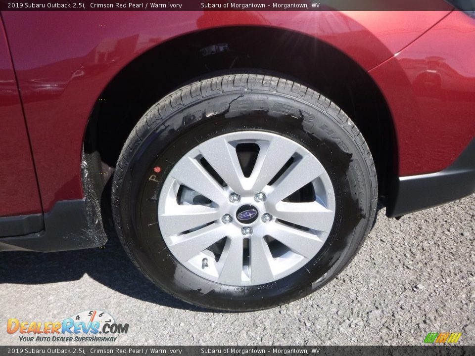 2019 Subaru Outback 2.5i Crimson Red Pearl / Warm Ivory Photo #2
