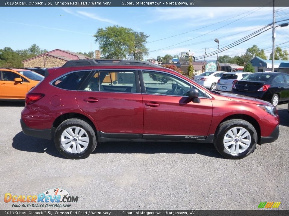 2019 Subaru Outback 2.5i Crimson Red Pearl / Warm Ivory Photo #3