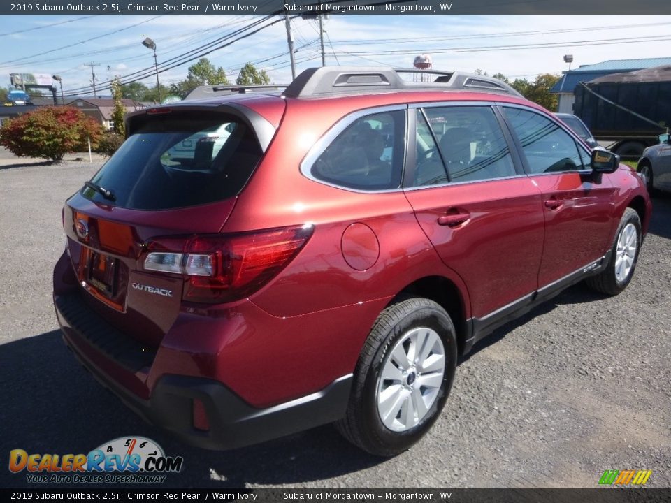 2019 Subaru Outback 2.5i Crimson Red Pearl / Warm Ivory Photo #4