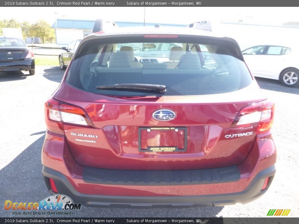 2019 Subaru Outback 2.5i Crimson Red Pearl / Warm Ivory Photo #5