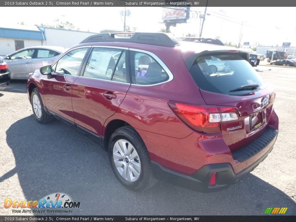 2019 Subaru Outback 2.5i Crimson Red Pearl / Warm Ivory Photo #6