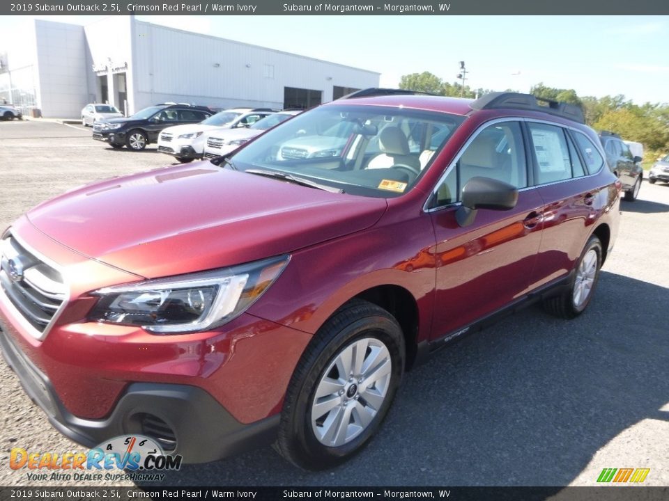 2019 Subaru Outback 2.5i Crimson Red Pearl / Warm Ivory Photo #8