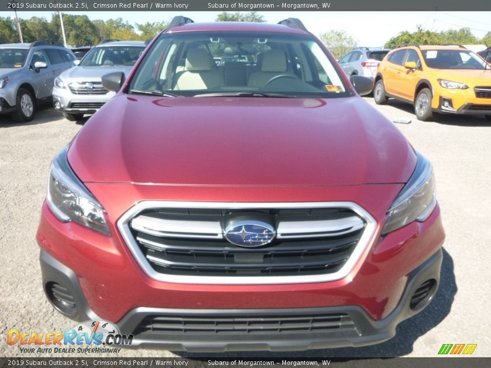 2019 Subaru Outback 2.5i Crimson Red Pearl / Warm Ivory Photo #9