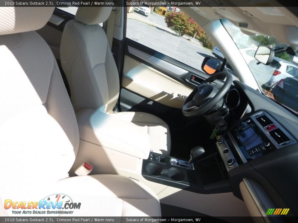 2019 Subaru Outback 2.5i Crimson Red Pearl / Warm Ivory Photo #10