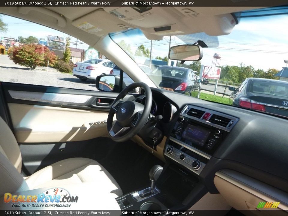 2019 Subaru Outback 2.5i Crimson Red Pearl / Warm Ivory Photo #11
