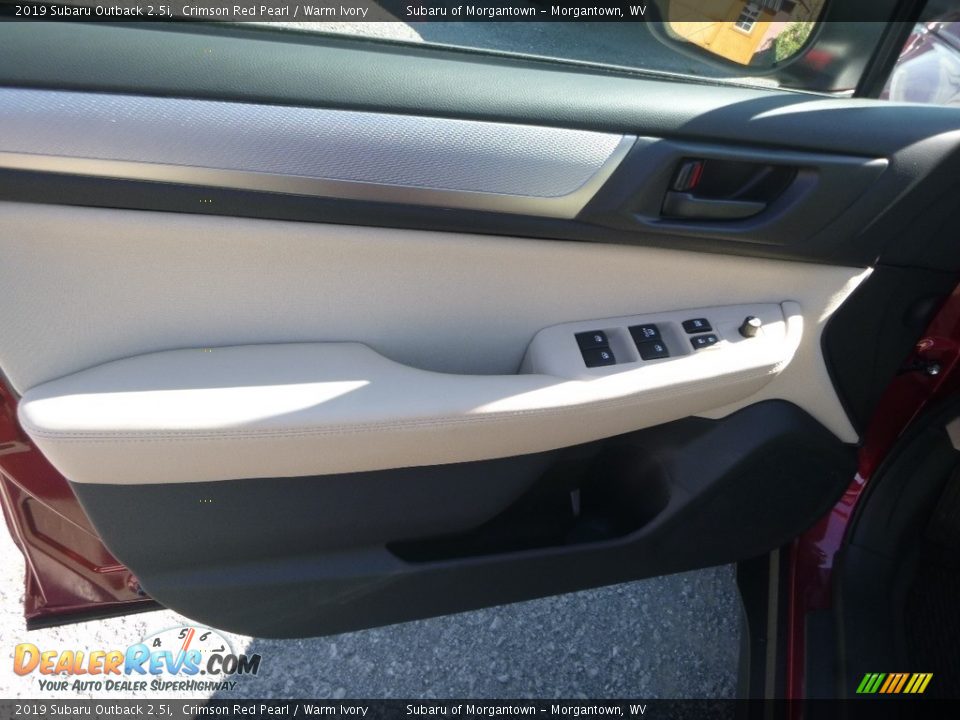 2019 Subaru Outback 2.5i Crimson Red Pearl / Warm Ivory Photo #12