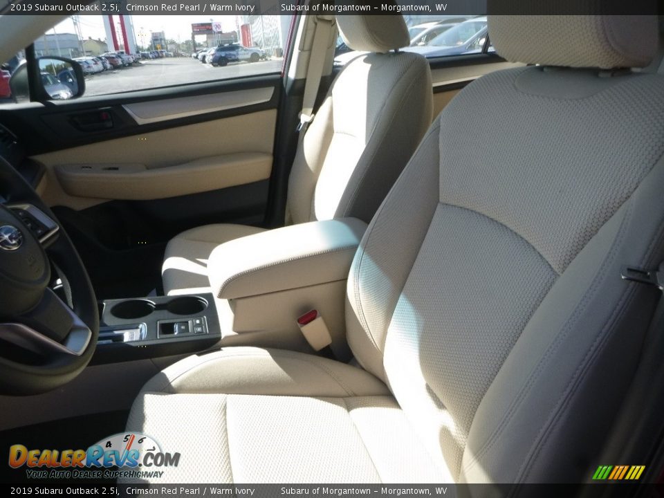 2019 Subaru Outback 2.5i Crimson Red Pearl / Warm Ivory Photo #13