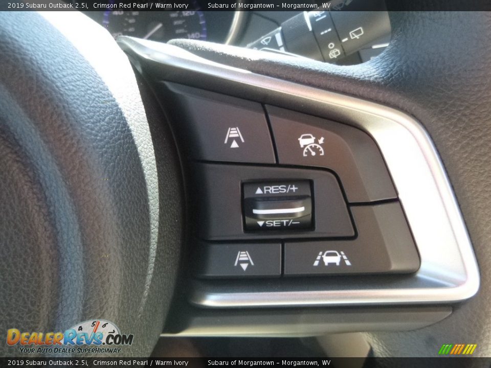 2019 Subaru Outback 2.5i Crimson Red Pearl / Warm Ivory Photo #17