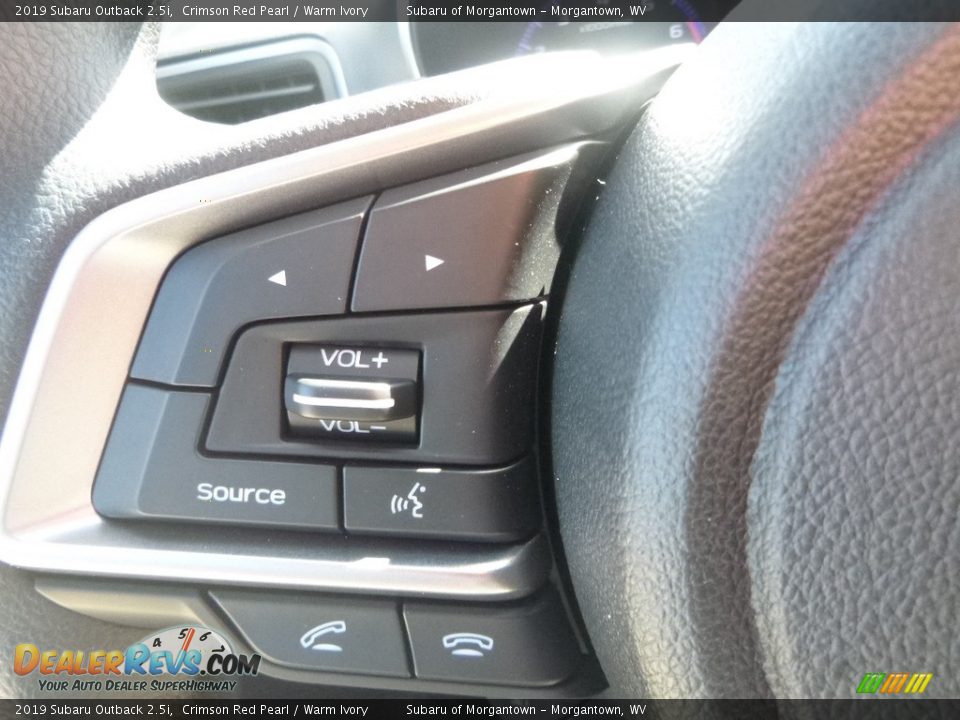 2019 Subaru Outback 2.5i Crimson Red Pearl / Warm Ivory Photo #18