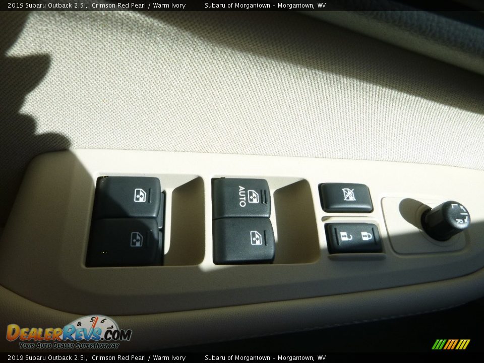 2019 Subaru Outback 2.5i Crimson Red Pearl / Warm Ivory Photo #20