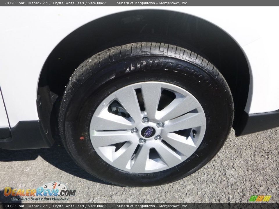 2019 Subaru Outback 2.5i Crystal White Pearl / Slate Black Photo #2